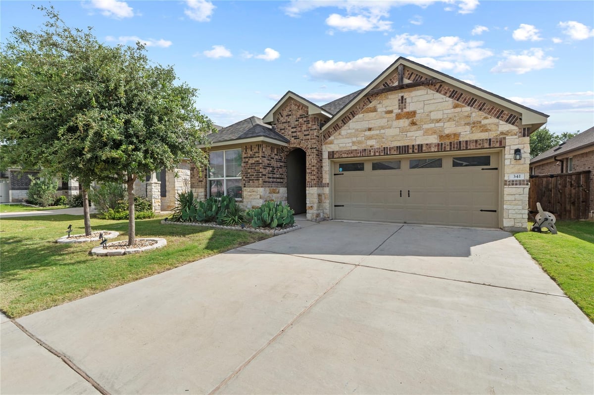 View 341 Peace Pipe WAY in Riverview 341 Peace Pipe WAY - front exterior - Luxury home in Riverview, Georgetown, TX