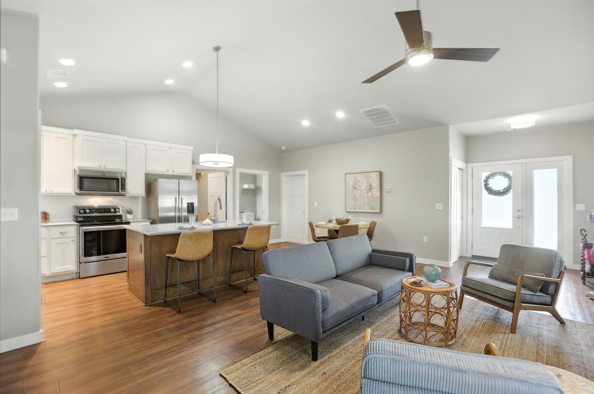 View 341 Rose Dr Unit #A in Gateway 26 Doors Condo 341 Rose Dr Unit #A - front exterior - Luxury home in Gateway 26 Doors Condo, Dripping Springs, TX