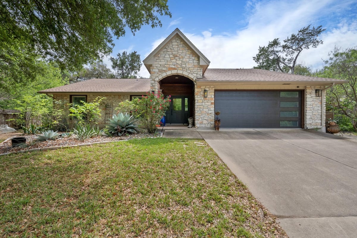 View 3415 Rain Forest Dr in Woodhaven 3415 Rain Forest Dr - front exterior - Luxury home in Woodhaven, Austin, TX