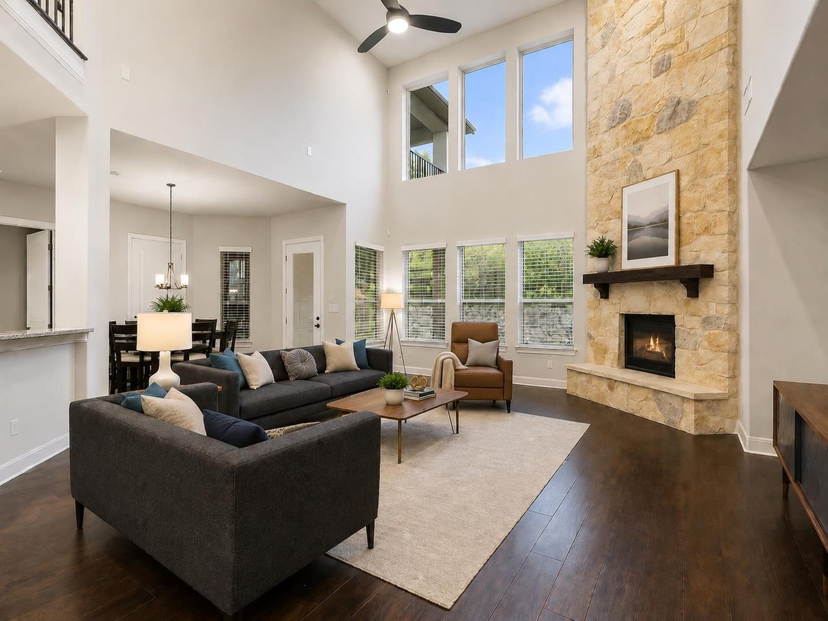 View 3417 Flat Iron CT in Travisso Sec 1 Ph 2 / Grand Mesa 3417 Flat Iron CT - property photo 1 - Luxury home in Travisso Sec 1 Ph 2 / Grand Mesa, Leander, TX