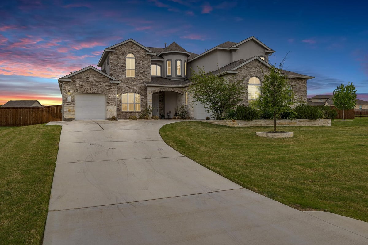 View 3424 Twinspur St in BONNET 3424 Twinspur St - front exterior - Luxury home in BONNET, Leander, TX