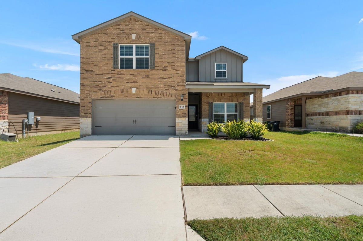 View 343 Liberty Meadows DR in Liberty Parke Ph 4 343 Liberty Meadows DR - front exterior - Luxury home in Liberty Parke Ph 4, Liberty Hill, TX