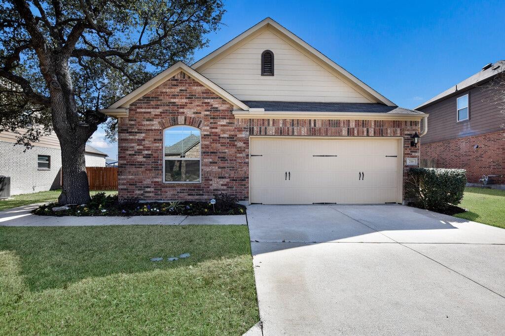 View 3451 Mayfield Ranch Blvd Unit #216 in Preserve at Mayfield 3451 Mayfield Ranch Blvd Unit #216 - front exterior - Luxury home in Preserve at Mayfield, Round Rock, TX