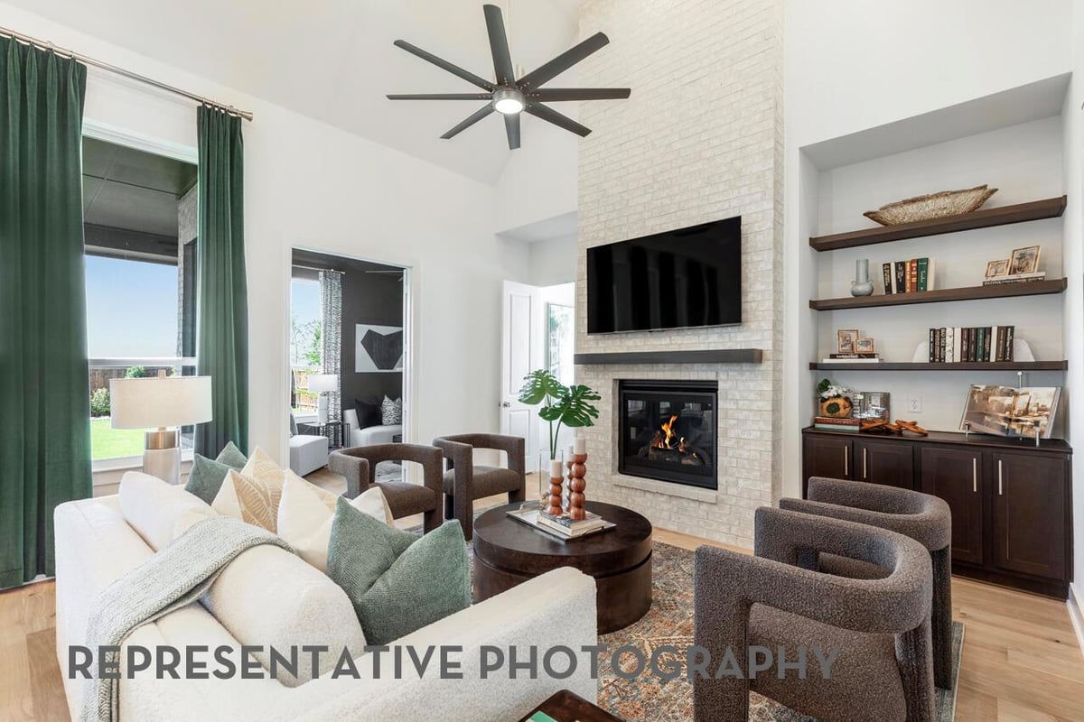 Living area at 346 Tumbling Creek Run - 4 bed 4 bath home