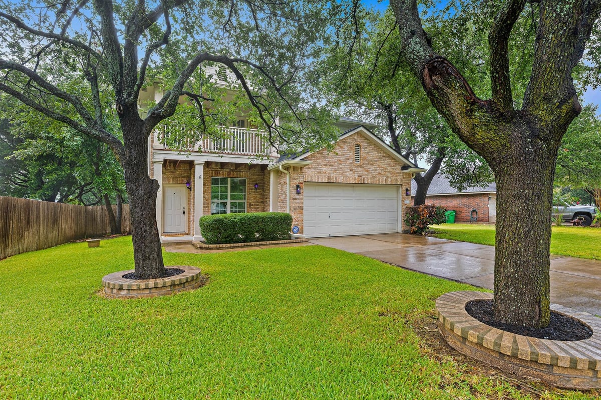 View 3477 Flowstone LN in Preserve At Stone Oak Ph 3 Sec 3 3477 Flowstone LN - front exterior - Luxury home in Preserve At Stone Oak Ph 3 Sec 3, Round Rock, TX