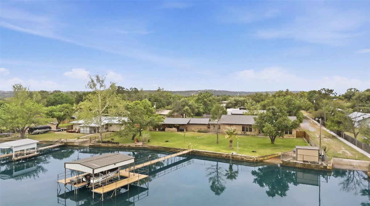 View 348 Carlson CIR in Carlson 348 Carlson CIR - front exterior - Luxury home in Carlson, Buchanan Dam, TX