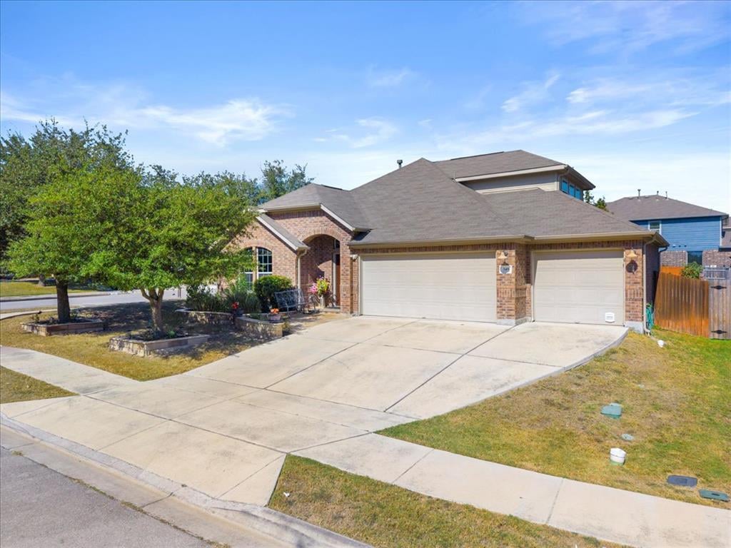 View 349 Razzmatazz TRL in Sunfield Ph One Sec One 349 Razzmatazz TRL - front exterior - Luxury home in Sunfield Ph One Sec One, Buda, TX