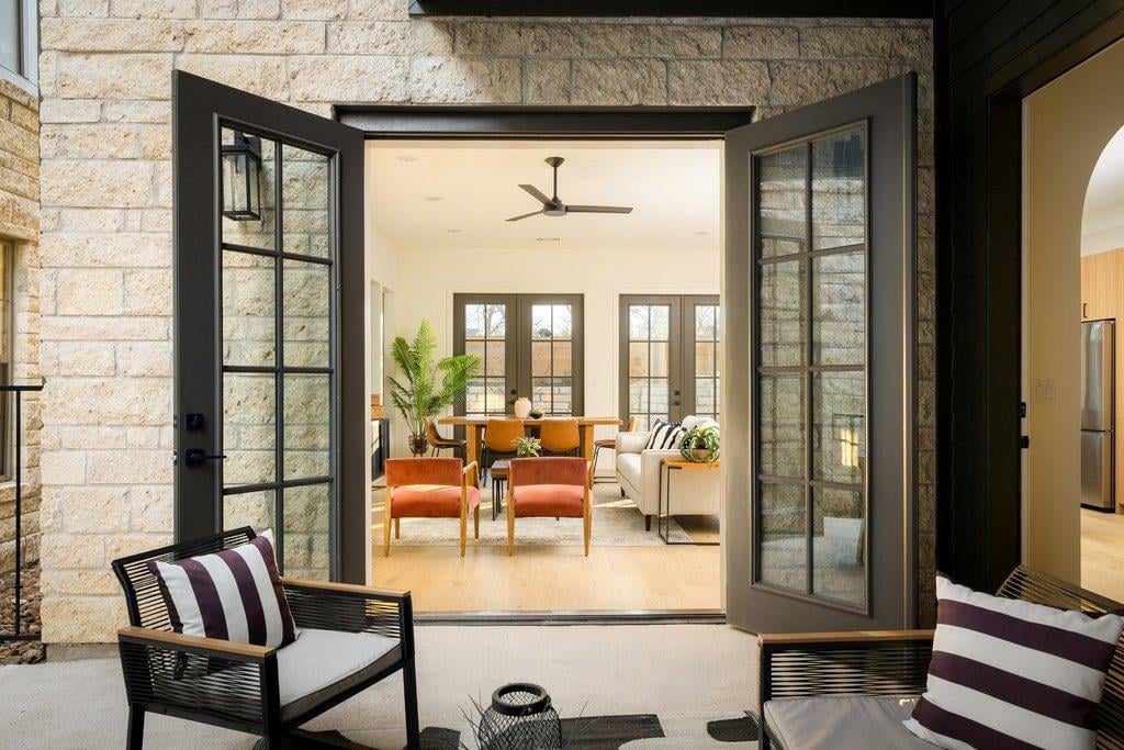 View 3500 Pecan Springs Rd Unit #13 in Hacienda Condominiums 3500 Pecan Springs Rd Unit #13 - front exterior - Luxury home in Hacienda Condominiums, Austin, TX