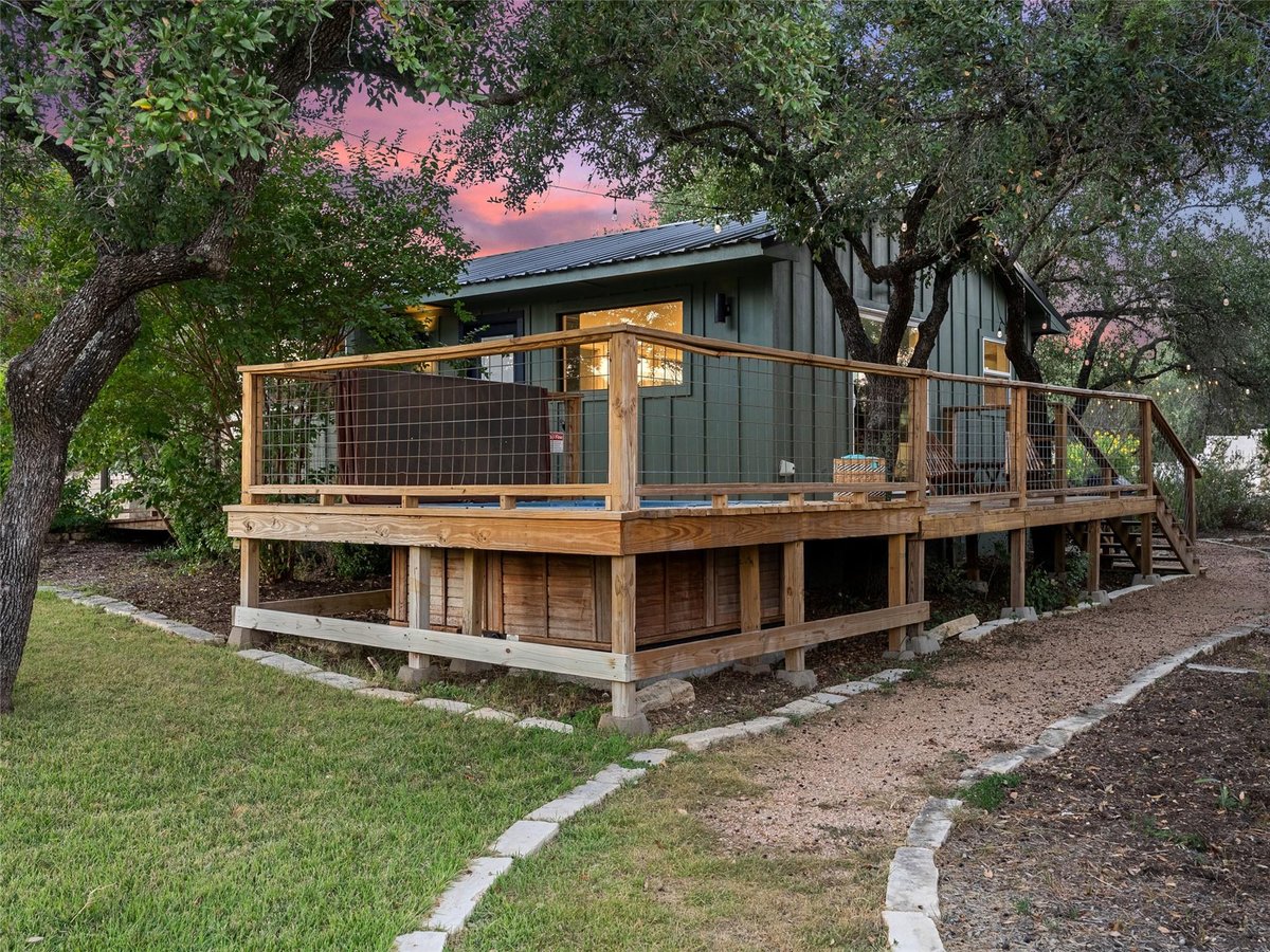 3500 R O Dr - front exterior - Luxury home in Travis Southwest, Spicewood, TX