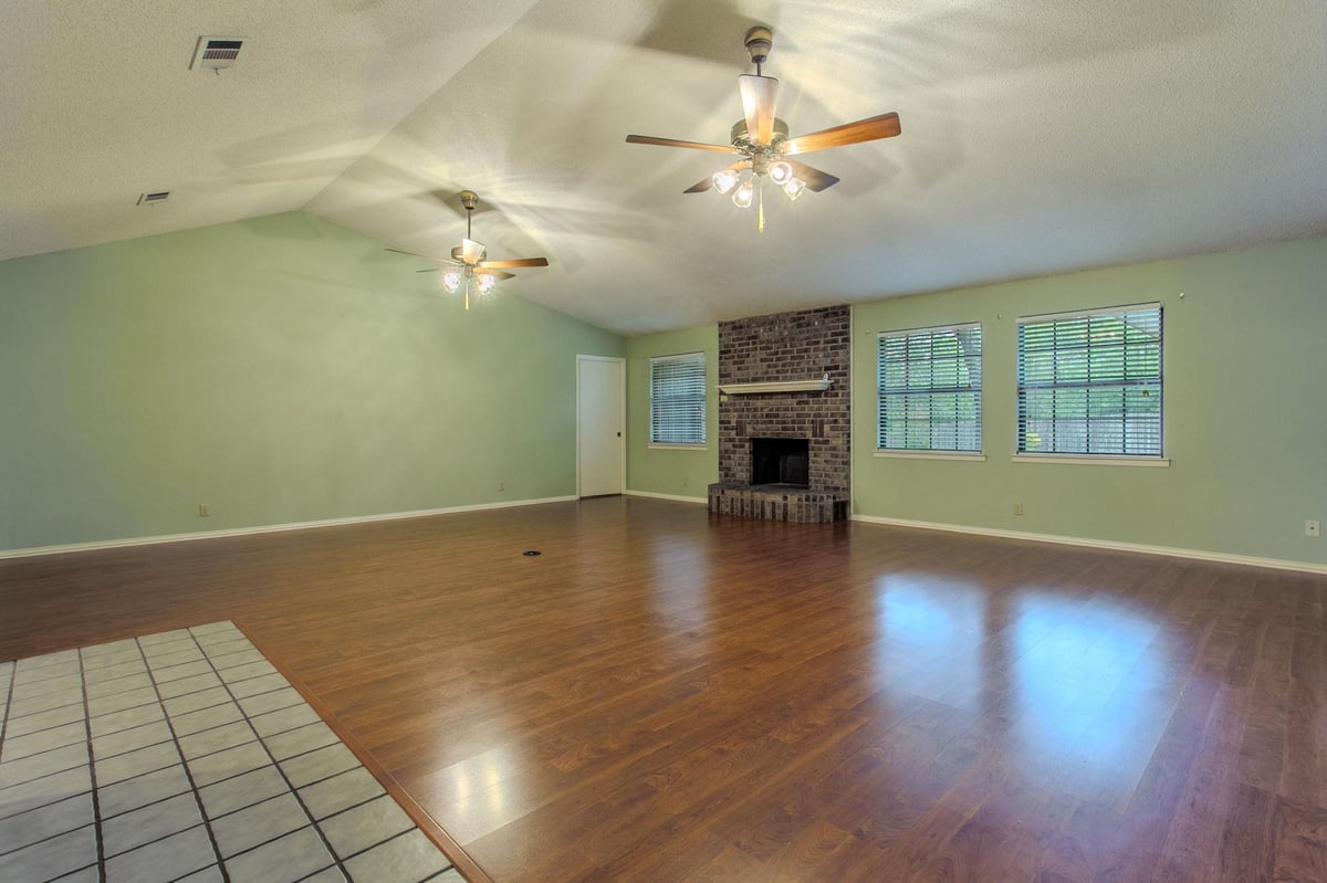 Primary bedroom at 3502 Elm Dr - 3 bed 1 bath home