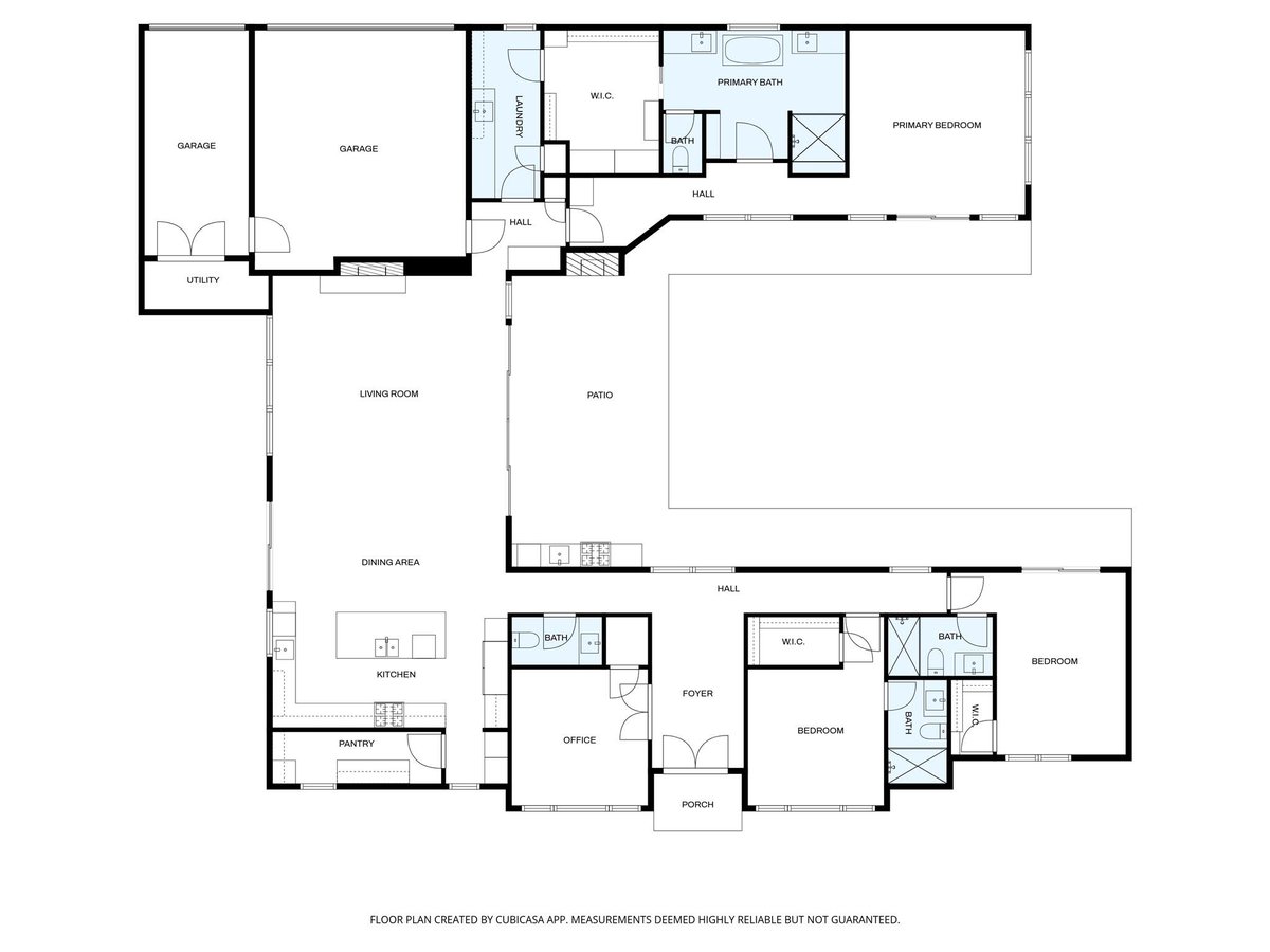 Living area at 3504 Bay West Blvd - 3 bed 3 bath home