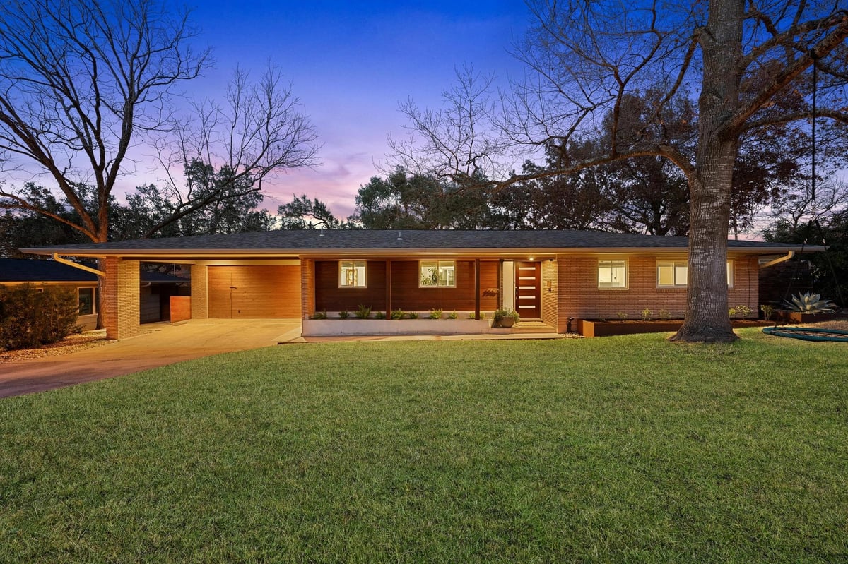 View 3506 Lakeland DR in Highland Park West 3506 Lakeland DR - front exterior - Luxury home in Highland Park West, Austin, TX