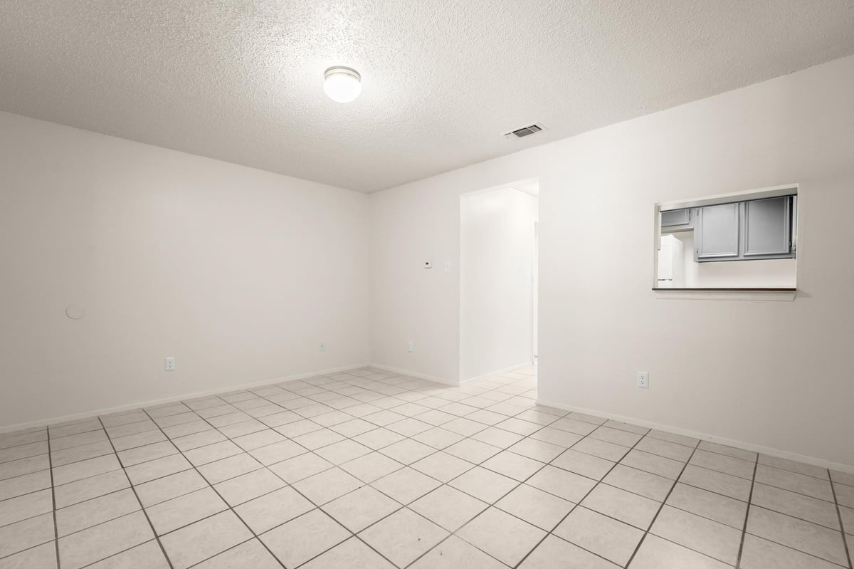 Primary bedroom at 3506 Speedway Unit #104 - 1 bed 1 bath home