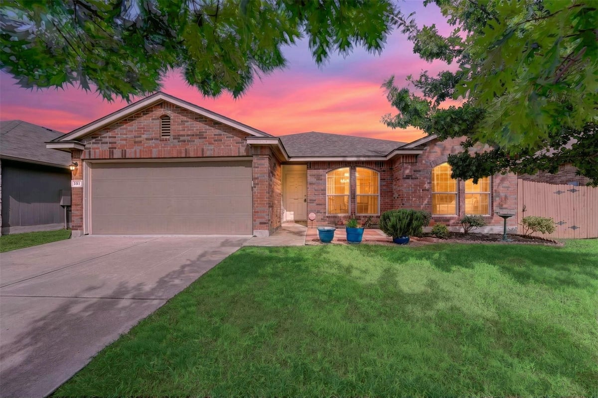 View 351 Foster LN in Sonterra West Ph 4 & 5 Sec 3 351 Foster LN - front exterior - Luxury home in Sonterra West Ph 4 & 5 Sec 3, Jarrell, TX