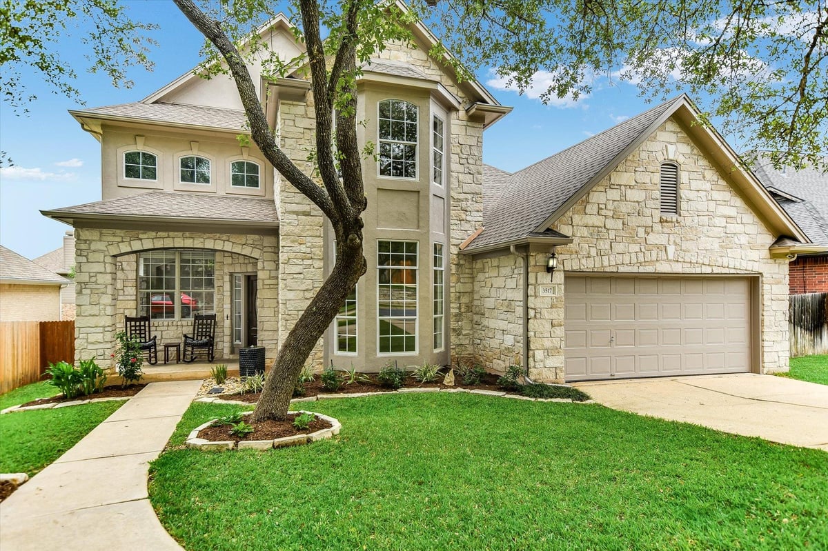 View 3517 Grimes Ranch RD in Steiner Ranch Ph 01 Sec 04D 3517 Grimes Ranch RD - front exterior - Luxury home in Steiner Ranch Ph 01 Sec 04D, Austin, TX