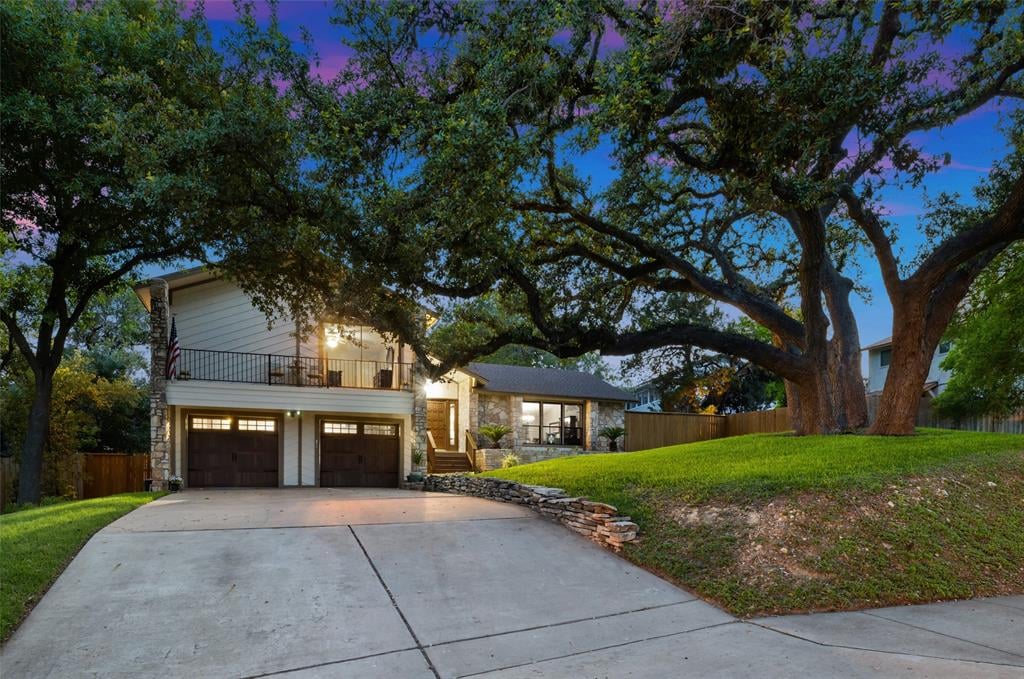View 3519 Pinnacle RD in Woodhaven 3519 Pinnacle RD - front exterior - Luxury home in Woodhaven, Austin, TX
