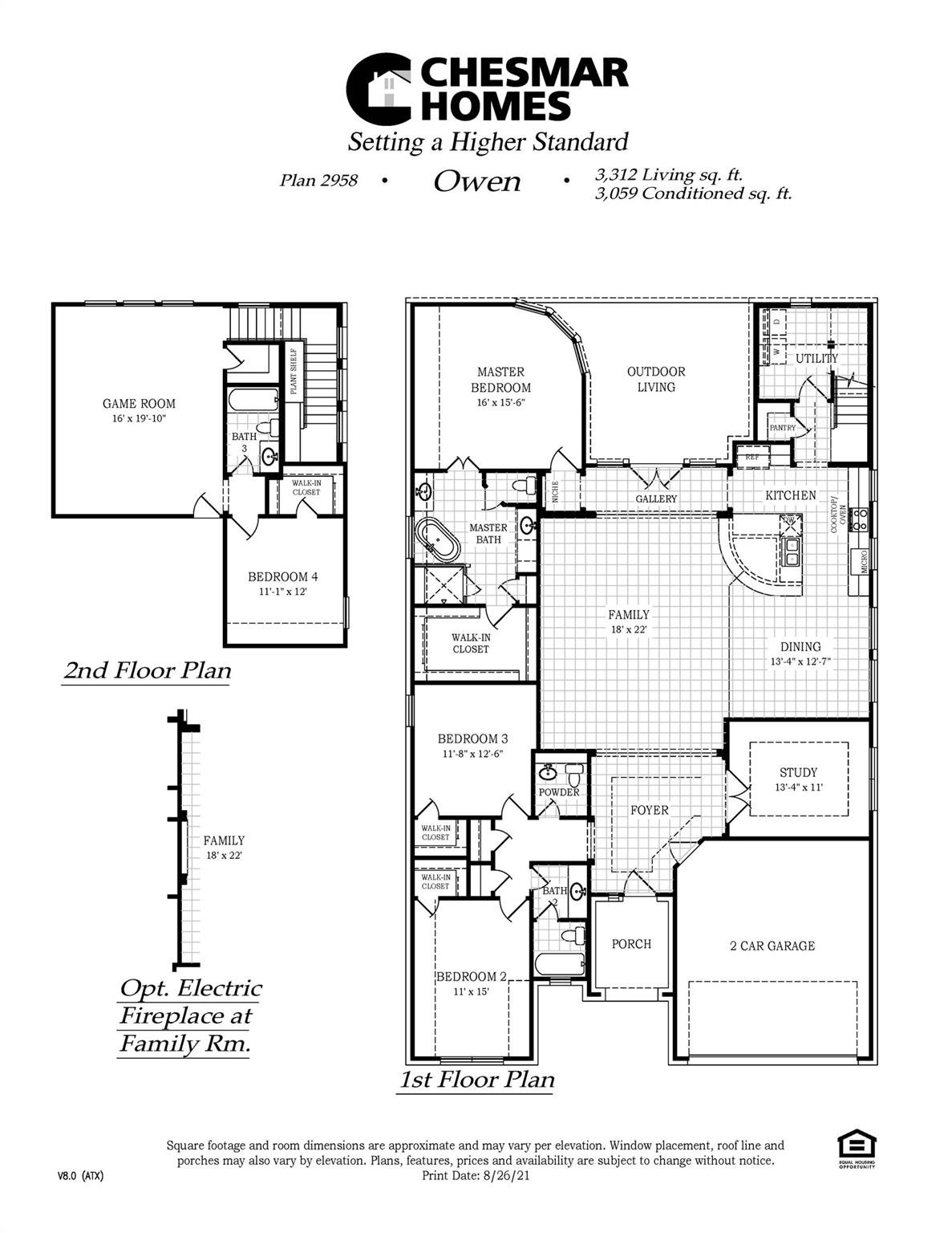 Living area at 356 Ridgewell Loop - 4 bed 3 bath home