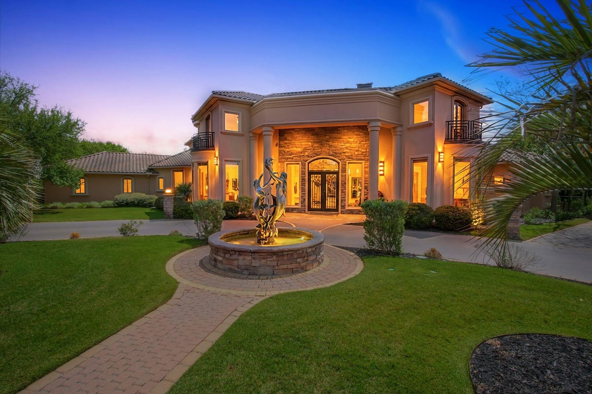 View 3575 Lost Creek Blvd in Barton Creek Sec J Ph 01 3575 Lost Creek Blvd - front exterior - Luxury home in Barton Creek Sec J Ph 01, Austin, TX