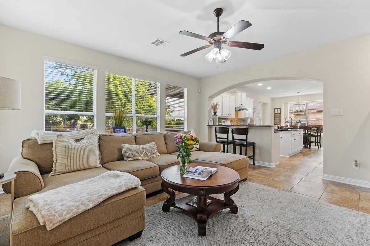 Living area at 3588 Rosalina Loop - 3 bed 2 bath home