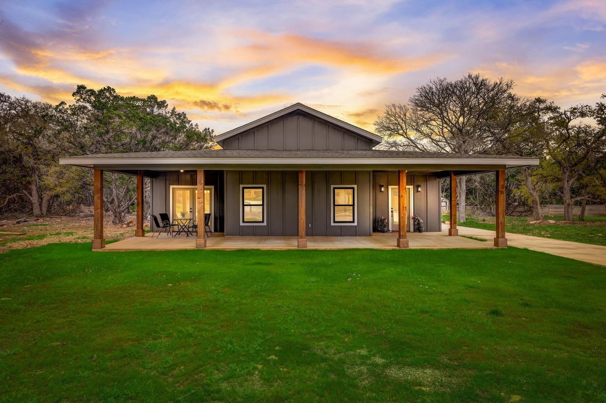 View 36 Summertime CIR in Woodcreek Sec 19 36 Summertime CIR - front exterior - Luxury home in Woodcreek Sec 19, Wimberley, TX