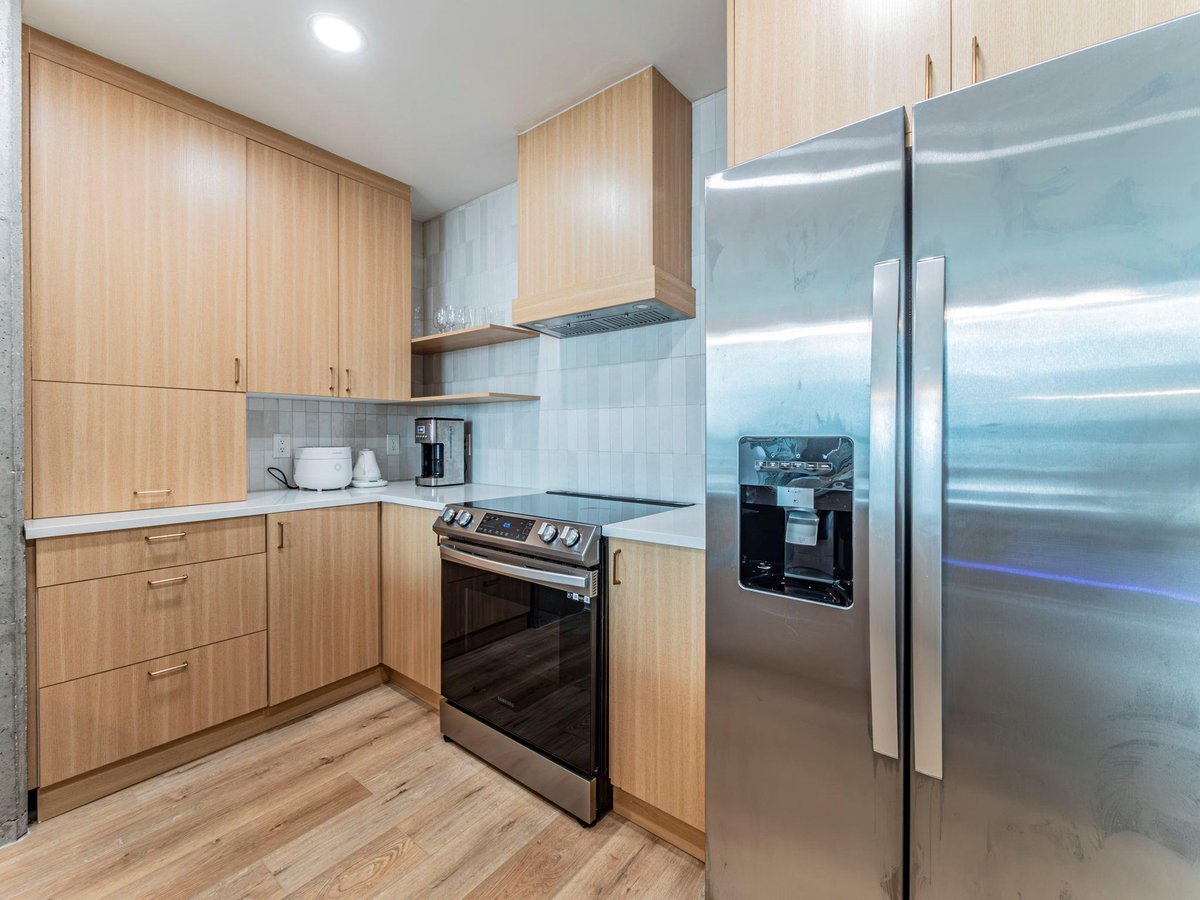 Bathroom at 360 Nueces St Unit #1018 - 1 bed 1 bath home