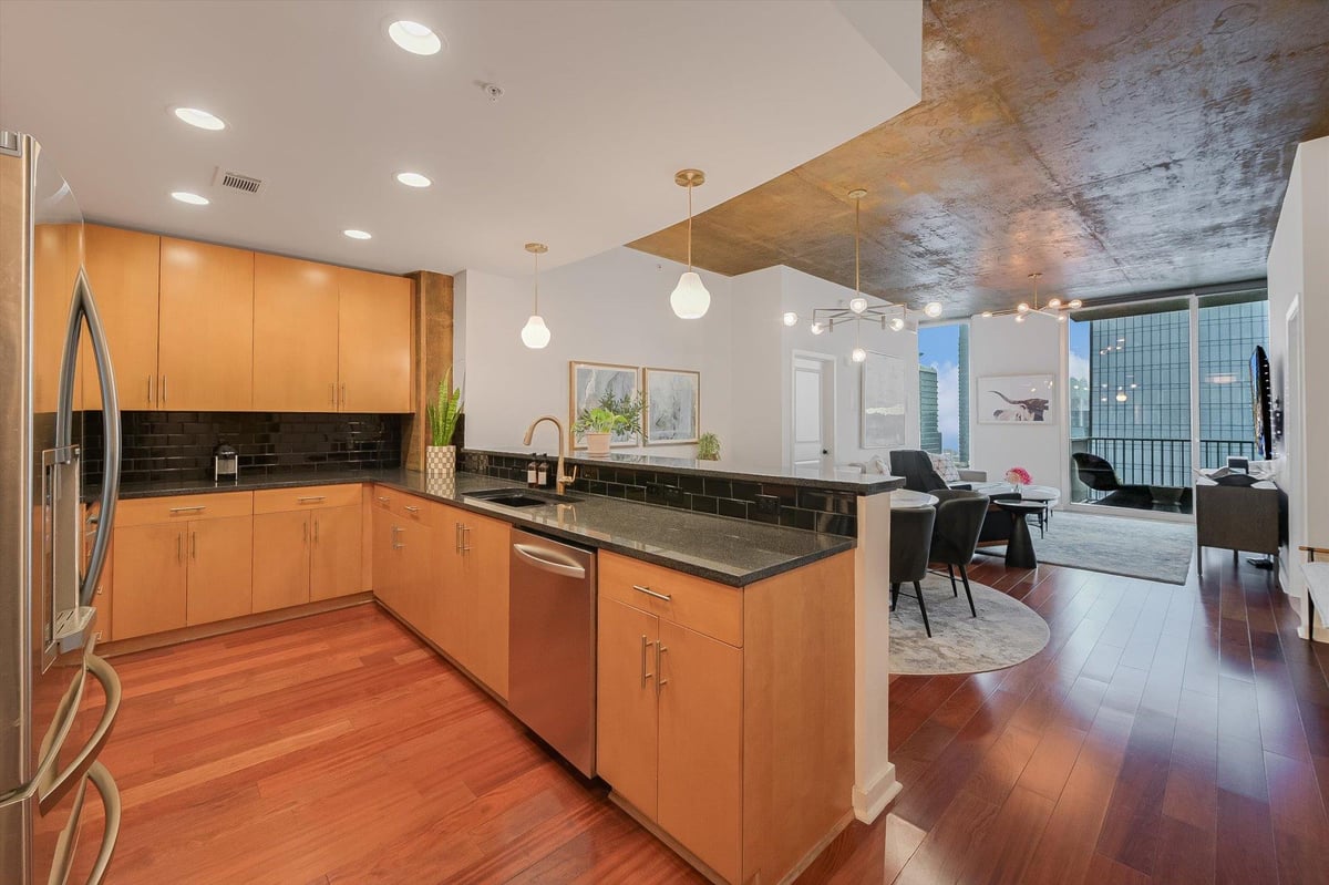 Bathroom at 360 Nueces St Unit #3609 - 2 bed 2 bath home