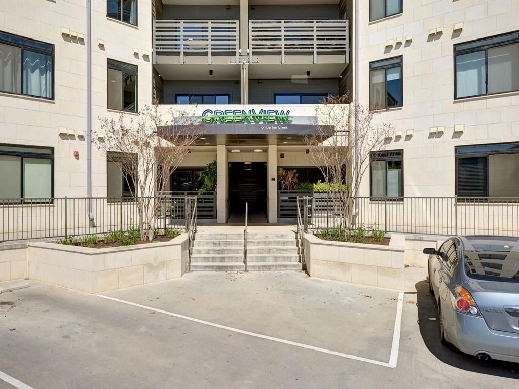 View 3600 S Lamar Blvd Unit #411 in Greenview On Barton Creek Condo 3600 S Lamar Blvd Unit #411 - front exterior - Luxury home in Greenview On Barton Creek Condo, Austin, TX