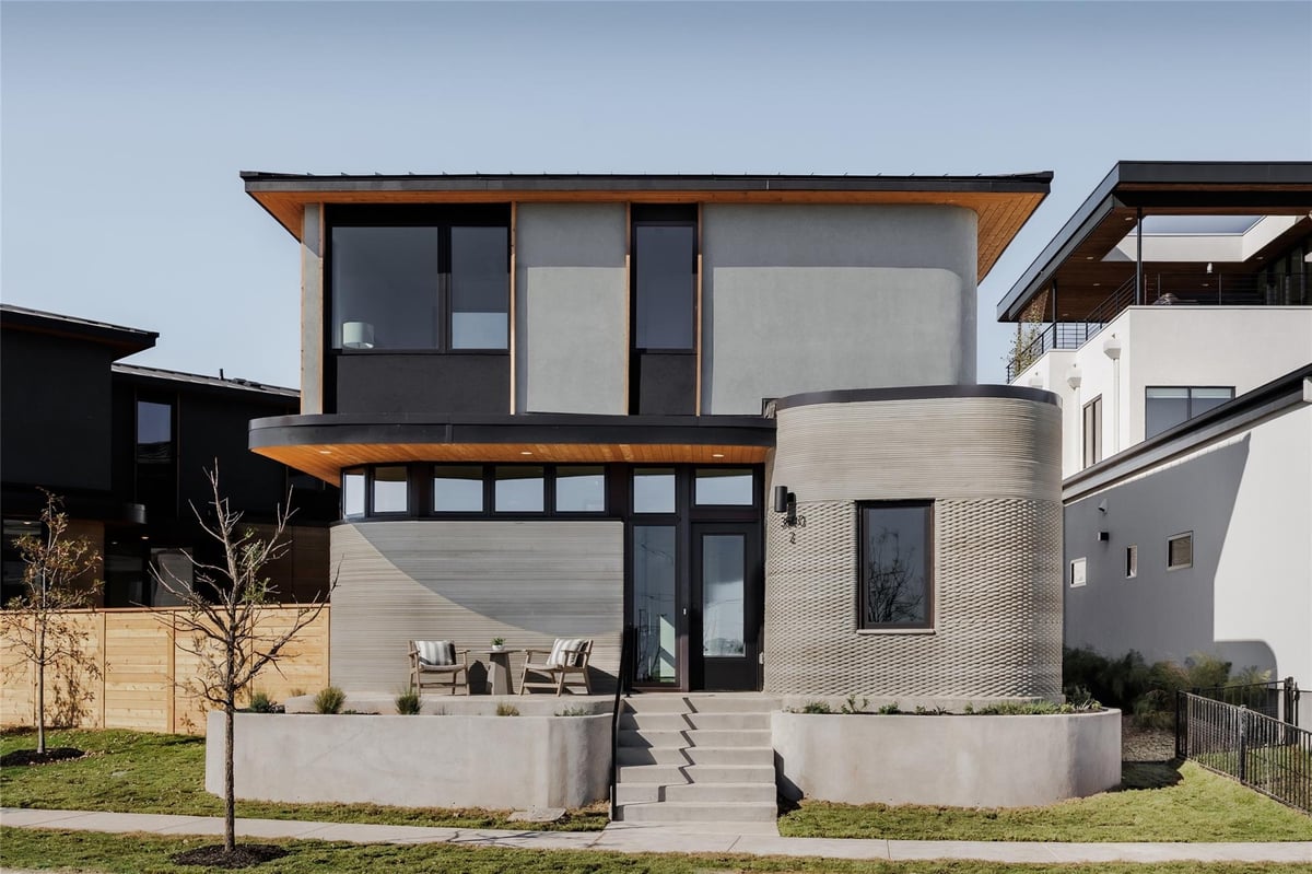 3600 Tom Miller St Unit #2 - front exterior - Luxury home in Mueller Sec 11 Sub, Austin, TX