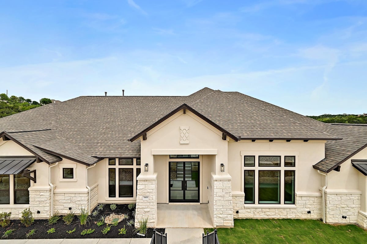 View 3601 Easy Money ST in Grand Mesa at Crystal Falls 3601 Easy Money ST - front exterior - Luxury home in Grand Mesa at Crystal Falls, Leander, TX