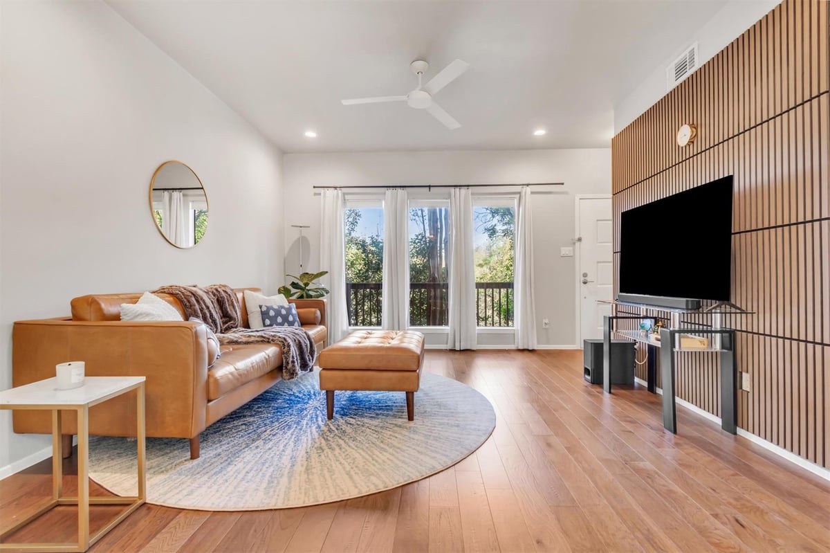 View 3601 Las Colinas DR Unit #C in Las Colinas Amd 3601 Las Colinas DR Unit #C - front exterior - Luxury home in Las Colinas Amd, Austin, TX