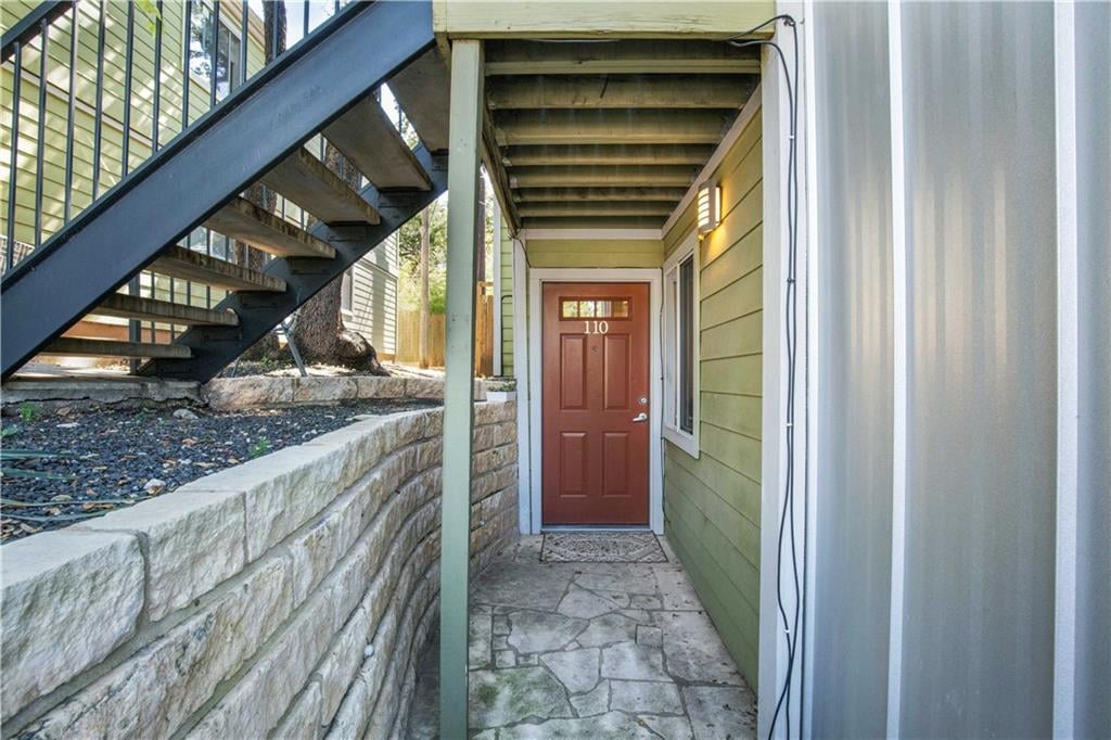 View 3601 Menchaca RD Unit #110 in Sanctuary 3601 Menchaca RD Unit #110 - front exterior - Luxury home in Sanctuary, Austin, TX