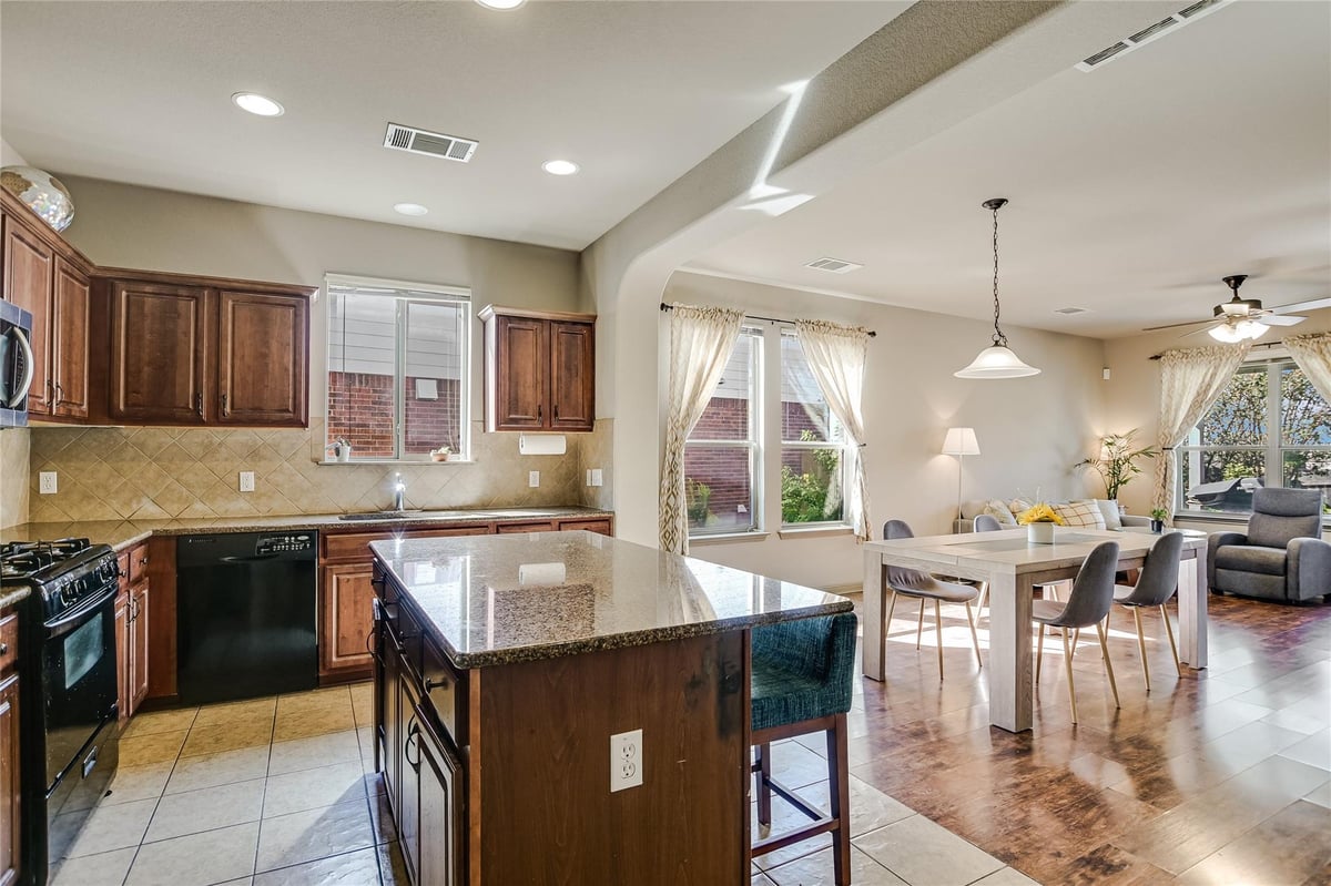 Living area at 3601 Savage Springs Dr - 4 bed 2 bath home