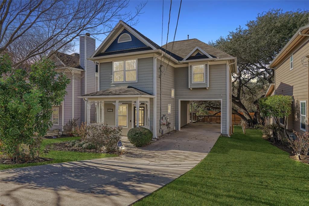 View 3612 S 2nd St in Victorian Oaks 3612 S 2nd St - front exterior - Luxury home in Victorian Oaks, Austin, TX