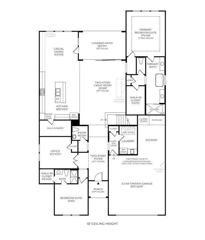 Living area at 3621 White Rosemary Rd - 5 bed 5 bath home