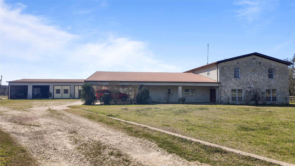 View 3640 County Road 481 in N/A 3640 County Road 481 - front exterior - Luxury home in N/A, Thrall, TX