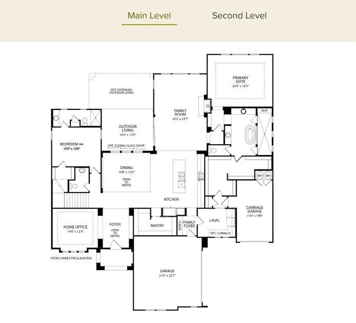 Living area at 366 Crosswater Ln - 5 bed 5 bath home
