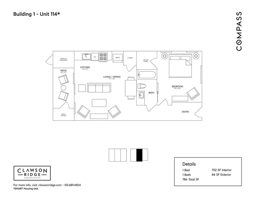 View 3700 Clawson RD Unit #114 in Clawson Ridge Condominiums 3700 Clawson RD Unit #114 - front exterior - Luxury home in Clawson Ridge Condominiums, Austin, TX