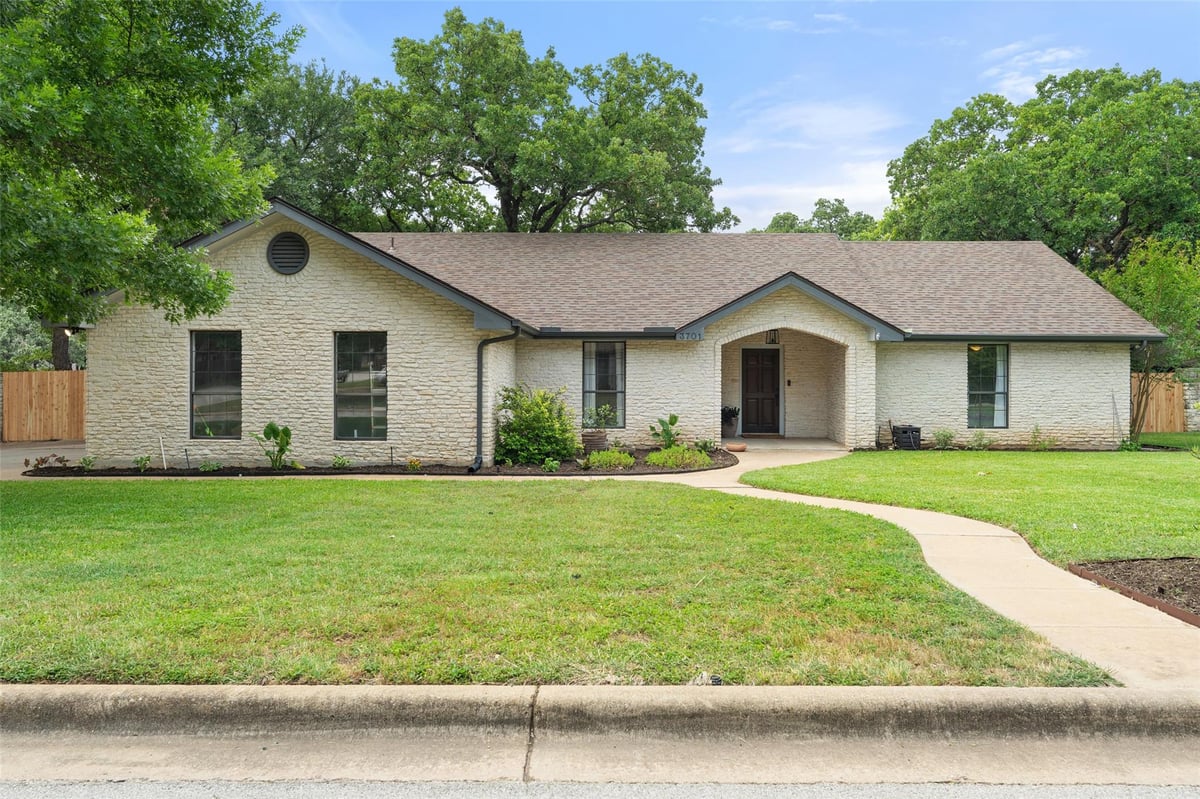 View 3701 Indian Point DR in Shady Hollow Sec 03-B 3701 Indian Point DR - front exterior - Luxury home in Shady Hollow Sec 03-B, Austin, TX