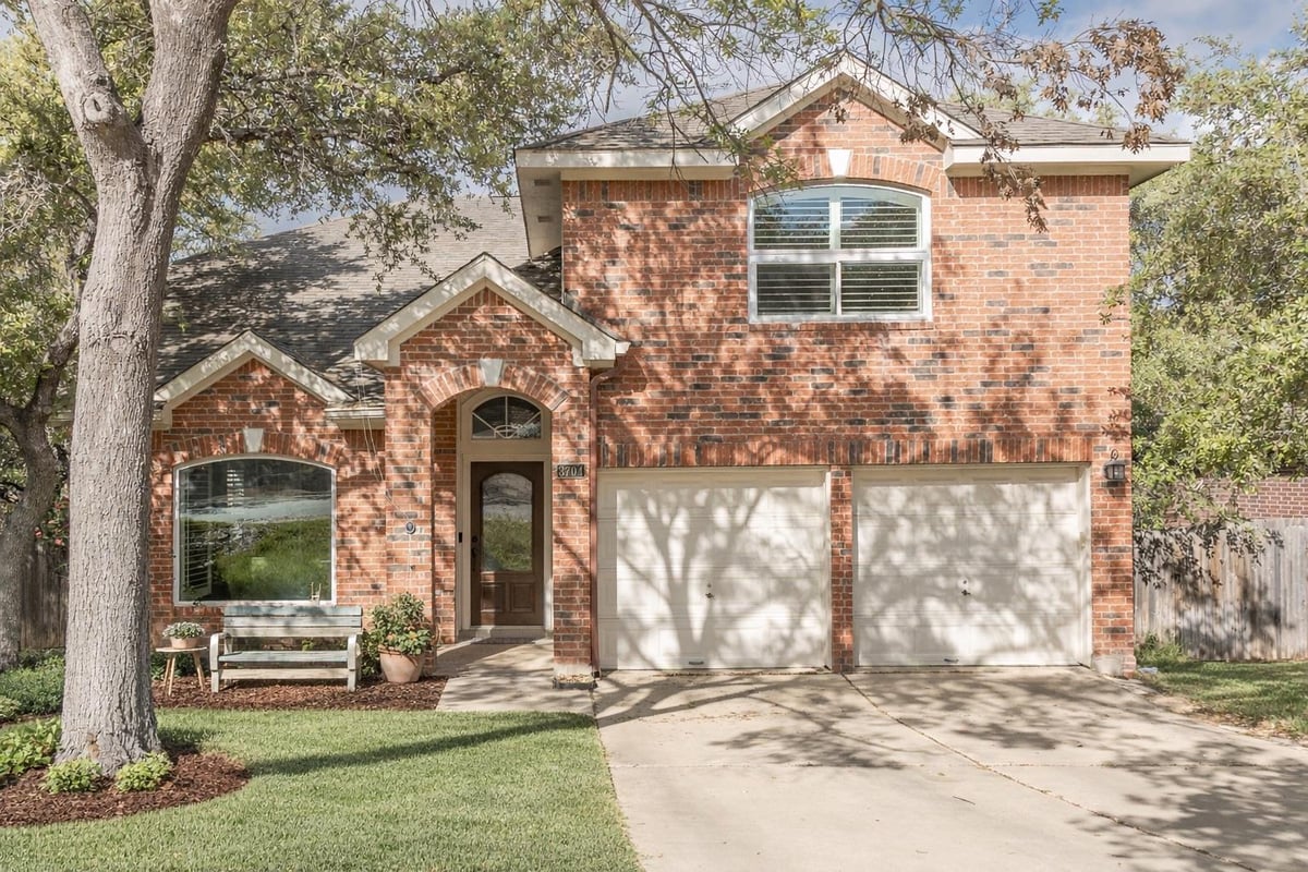View 3704 Caney Creek Rd in Steiner Ranch 3704 Caney Creek Rd - front exterior - Luxury home in Steiner Ranch, Austin, TX