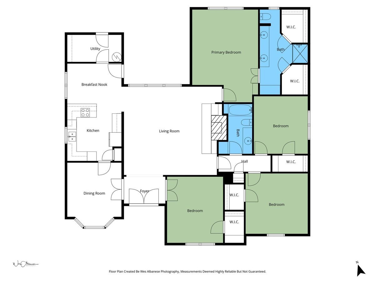 Living area at 3706 Bobcat Trl - 4 bed 2 bath home