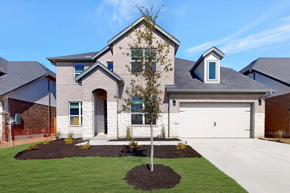 View 3709 Helena Way in Barksdale 3709 Helena Way - front exterior - Luxury home in Barksdale, Leander, TX