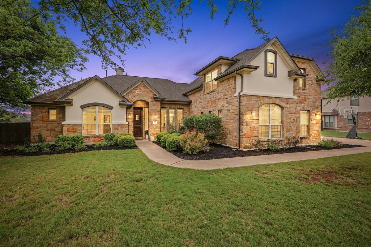 View 371 Stoney Point Rd in Highpointe 371 Stoney Point Rd - front exterior - Luxury home in Highpointe, Austin, TX