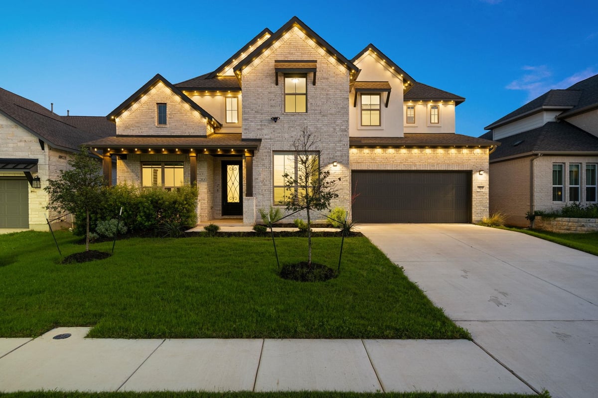 View 372 Hollister DR in Santa Rita Ranch Ph 5 Sec 3D 372 Hollister DR - front exterior - Luxury home in Santa Rita Ranch Ph 5 Sec 3D, Liberty Hill, TX