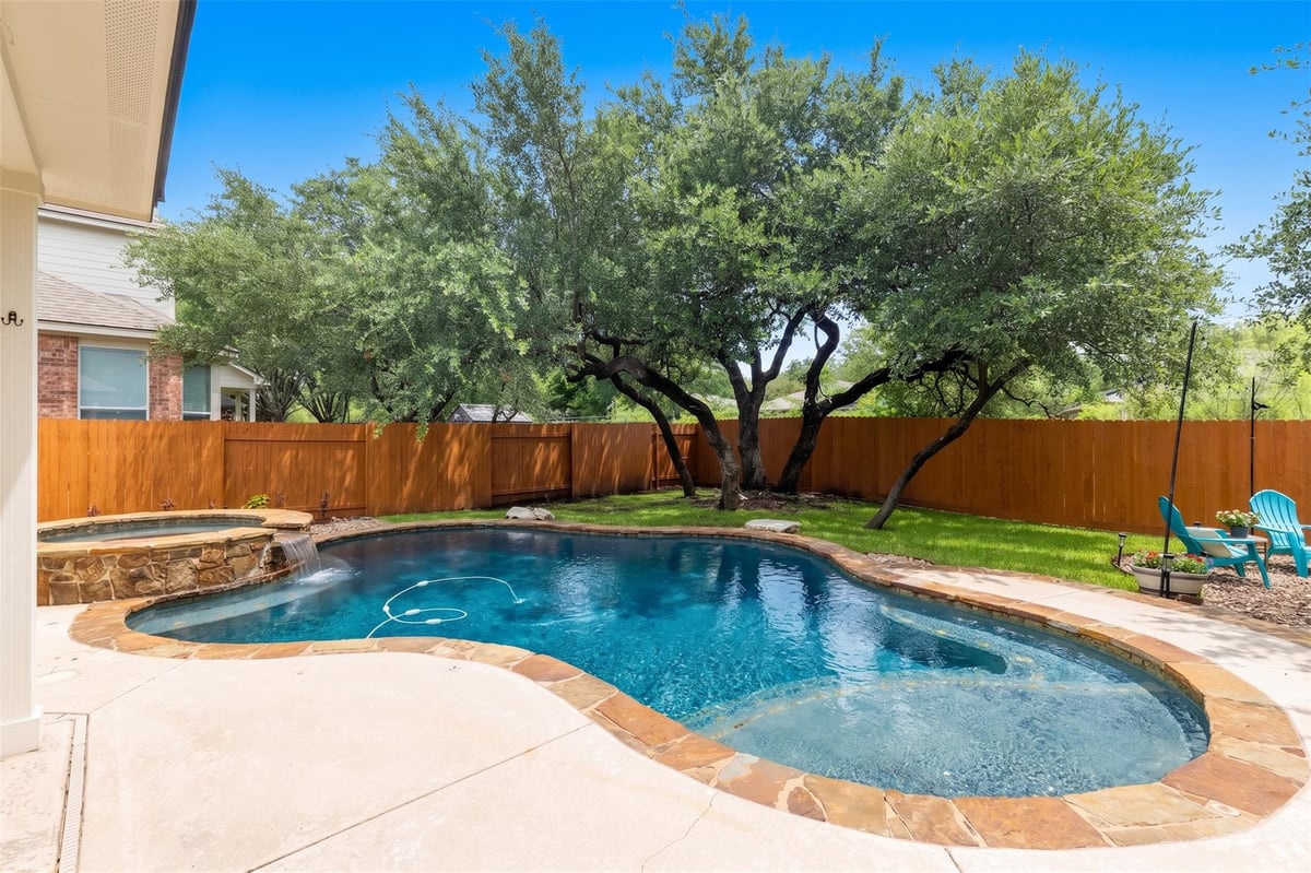 View 3720 Fossilwood WAY in Mayfield Ranch 3720 Fossilwood WAY - front exterior - Luxury home in Mayfield Ranch, Round Rock, TX