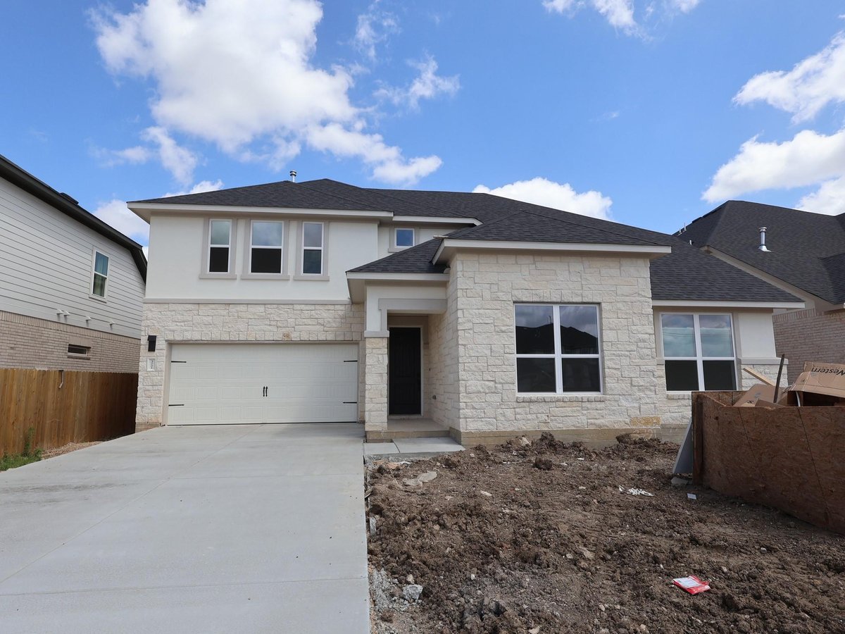 View 3721 Plentywood LN in Barksdale 3721 Plentywood LN - front exterior - Luxury home in Barksdale, Leander, TX