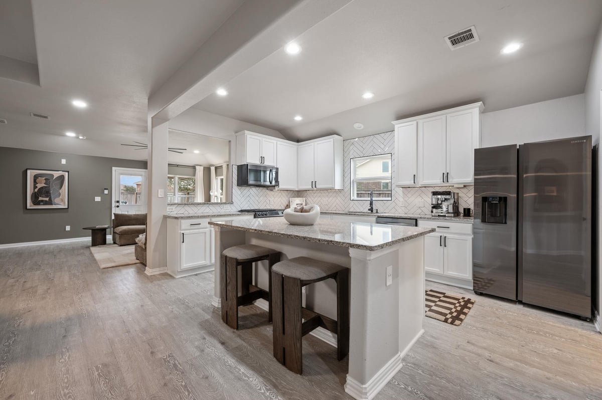 Primary bedroom at 3724 Brean Down - 3 bed 2 bath home