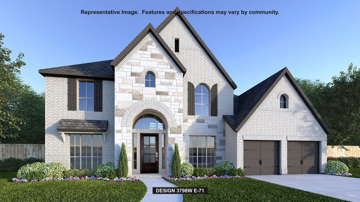 View 373 Leaning Rock RDG in Parten 373 Leaning Rock RDG - front exterior - Luxury home in Parten, Austin, TX