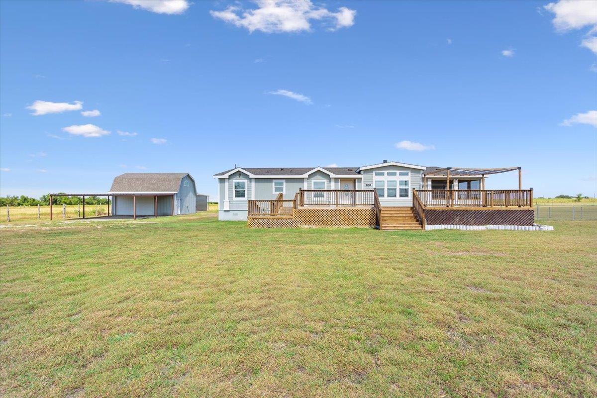 View 3745 County Road 428 in Barrington Estates 3745 County Road 428 - front exterior - Luxury home in Barrington Estates, Granger, TX