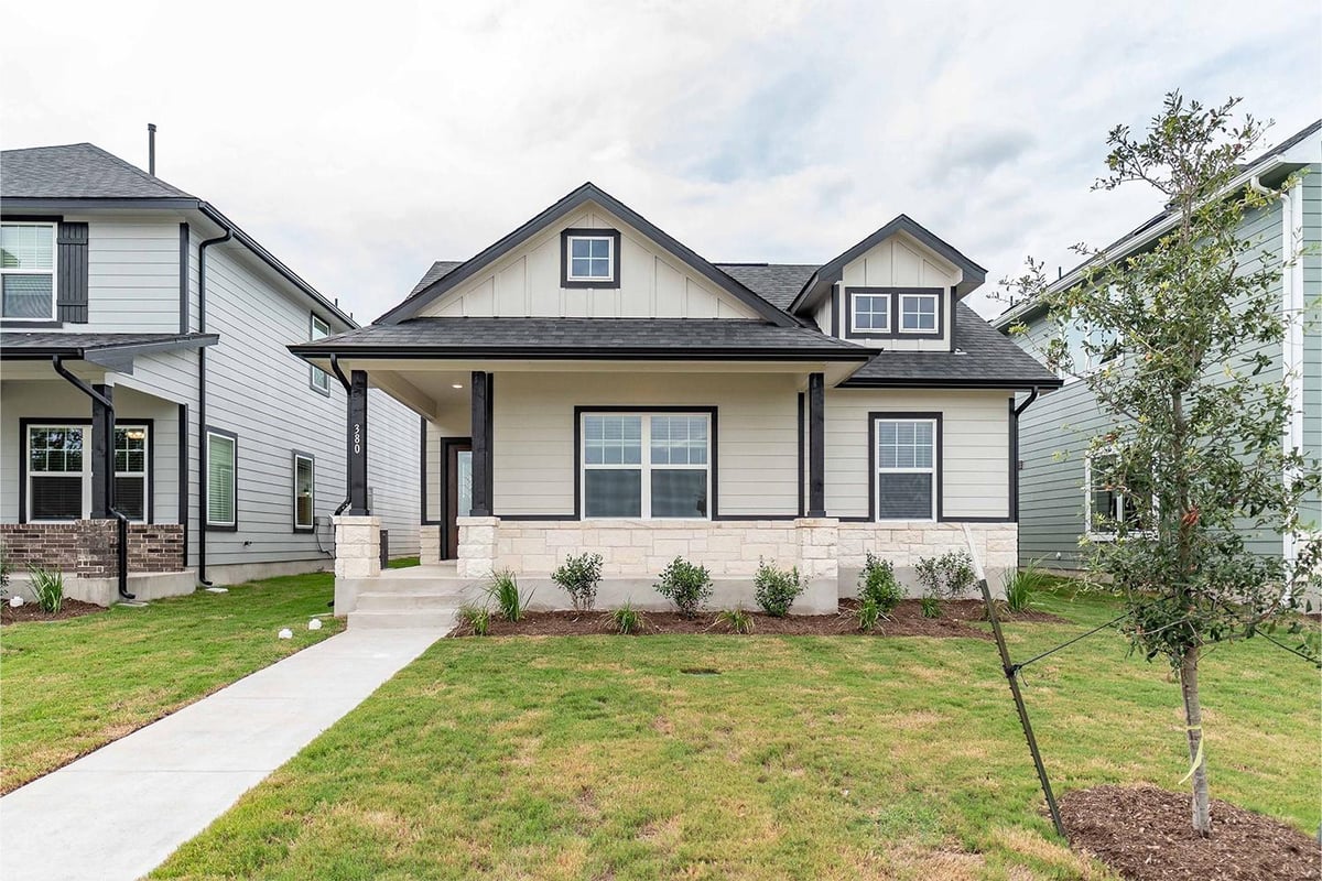 View 380 Kenai Dr in Paramount 380 Kenai Dr - front exterior - Luxury home in Paramount, Kyle, TX