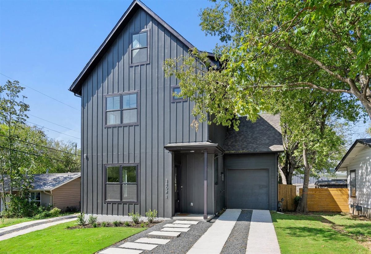 View 3802 Manorwood Rd Unit #1 in Manor Hill 3802 Manorwood Rd Unit #1 - front exterior - Luxury home in Manor Hill, Austin, TX